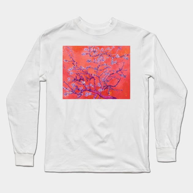 Van Gogh red Long Sleeve T-Shirt by BarcelonaLights